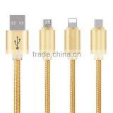 Hi-speed TPE/Nylon Braided USB Cable USB 3.1 Type C Cable thumbnail-6