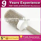 Wholesale Salon Care Ceramic Round Plastic Hair Brush thumbnail-4