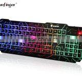 Cool Crack Parttern Color Backlit PC Keyboard and 6 Button Mouse thumbnail-1