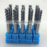 Heavy Cutting Long Shank 4 Flutes Square Carbide End Mills