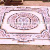 Marble Inlay Flooring , Marble Medallion , Stone Mosaic Medallion