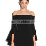 Half Sleeve Plain Colour Cotton Fit Plus Size Women's Dresses thumbnail-3