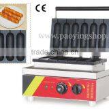 6pcs Commercial Use Non-stick 110v 220v Electric French Hot Dog Waffle Stick Baker thumbnail-1