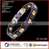 Bio Magnetic Tungsten Steel Bracelet With Energy Magnetic Stone,tungsten Jewelry Professional Manufactory thumbnail-4