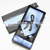 Men's 100% Woven Silk Tie With Hanky thumbnail-1