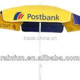 China Custom Logo Umbrella Printing Standard Size Beach Umbrella thumbnail-1