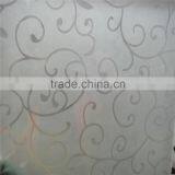 Acid Etched Tempered Design Glass