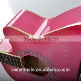 Colorful 40 Inch Beginner Cut-away Acoustic Guitar CARAVAN MUSIC HS4018 thumbnail-6