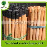 Smooth Surface Varnished Wood Broom Stick Mops Handle China Factory Wholesales With Cheap Price thumbnail-1