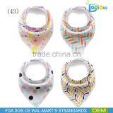 Amazon Bestseller 100% Cotton Adjustable Baby Bandana Drool Bibs thumbnail-3