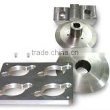 Manufacturing in china cnc precision aluminum machining parts milled parts with black anodize and laser engraving
