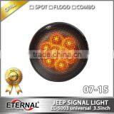 Jeep Wrangler LED Turn Signal Light Wheel Grill Lamp for 07-15 Rubicon Off-road Vehicles thumbnail-2