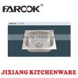 Cheapest 41x37cm Used Commercial SUS201 Kitchen Sink Stainless Steel thumbnail-1