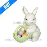 Bunny With Easter Basket Figurine thumbnail-1