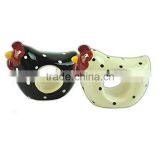 Personalized Handmade Color Glazed Decorative Ceramic Hen Napkin Ring thumbnail-1