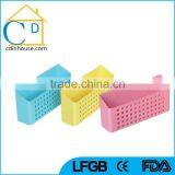 Colorful Small Storage Plastic Baskets With Hook thumbnail-6