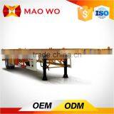 High Quality 40ft Tri-axle Container Skeletal Trailer thumbnail-3
