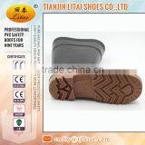 Black Steel Toe PVC Boots for Men thumbnail-5