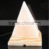 Pyramid Salt Lamps/Rock Salt Sculptures /Himalayan Salt Crafts thumbnail-5