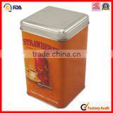 Empty Tall Colored Metal Customed Square Tin Box for Wine thumbnail-4