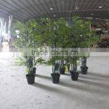 Artificial Lucky Bamboo Pole,real Trunk Bamboo Branches With Plastic Leaves thumbnail-2
