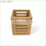 Bamboo Kitchen Utensil Holder Box Homex BSCI/Factory