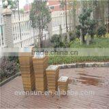 Wicker Outdoor Garden Flower Pot Set thumbnail-1