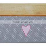 Vintage Design Home Kitchen Pink Bread Bin thumbnail-6