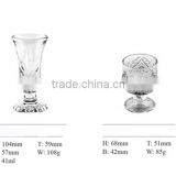 Clear Crystal Wine Glass Goblet With Deal thumbnail-1