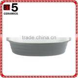 Heat Resistant Baking Pan Ceramic Bakeware in Stocked thumbnail-1