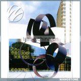 Contemporary Decorations Outdoor Abstract Bronze Ribbon Sculpture thumbnail-1