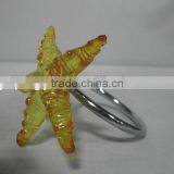 China Wholesale Acrylic Clear Starfish Napkin Ring Wedding Decor thumbnail-1