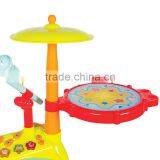 2016 Best Sell Cheap Musical Plastic Electronic Drum Set Toy for Kids thumbnail-5