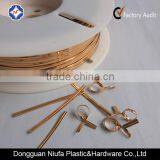 Gold Plastic Coated Twist Tie For Automatic Machine thumbnail-5