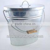 Outdoor Oval Galvanized Iron Barrels With Lid thumbnail-2