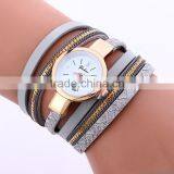2017 Fashion Crystal Rhinestone Bracelet Women Dress Watches Ladies Quartz Wristwatches thumbnail-1