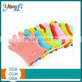 High Temperature Heat Resistant Non-slip Silicone Kitchen & BBQ Gloves thumbnail-1