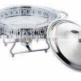 3Liter Small Gold & Silver Chafing Dish Luxury Chafing Dish Oval Chafing Dish thumbnail-3