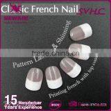 Full Cover Custom Design French Style Nail Tips Artificial Fake Nails thumbnail-2
