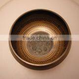 High Quality Symbolic Carved Healing Meditation Tibetan Singing Bowl thumbnail-1