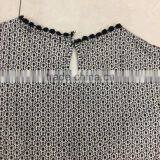 Ladies High Quality Lace T-shirt With Print Stocklots thumbnail-6