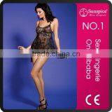 Hot Fashion Sexy See Through Girls Nighty Sexy Wear Lingerie thumbnail-1