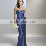 Taffeta Backless Mother of the Bride Dress Navy Blue thumbnail-1