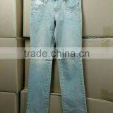 Cheap Stock Lot Sale Various Man Woman's Denim Jean From Korea thumbnail-2