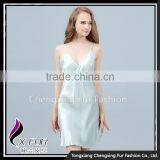 CXDDQ03 Simplicity Femme Sexy Silky Satin Chemise Nightgown Lingerie Sleepwear thumbnail-2