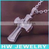 HWMCP1318 micro pave setting cross jewelry pendant