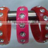 Resin Bracelet & Bangles, Fashion Bracelet, Fashion Bangle & Bracelet, Colored Resin Bracelet. thumbnail-1