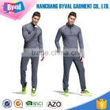 Wholesale Cationic Polyester Shirts Cationic Half Zip Shirt for Men thumbnail-6