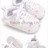 Infant Shoe Baby Girl Shoes White Star Pattern Lovely Baby Sport Shoes thumbnail-4