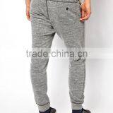 Man Heathered Gray Slim Fit Sweat Pants thumbnail-2